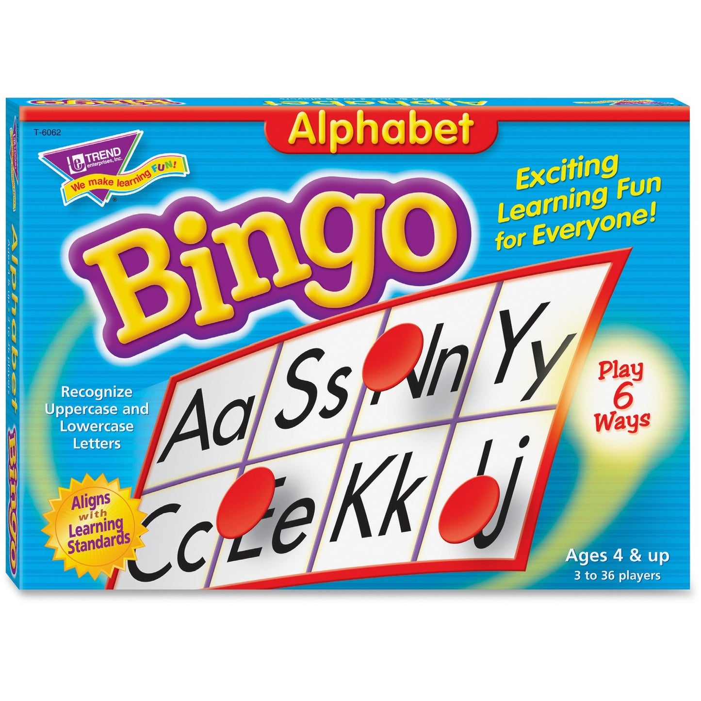 Trend Alphabet Bingo Learning Game (T6062)