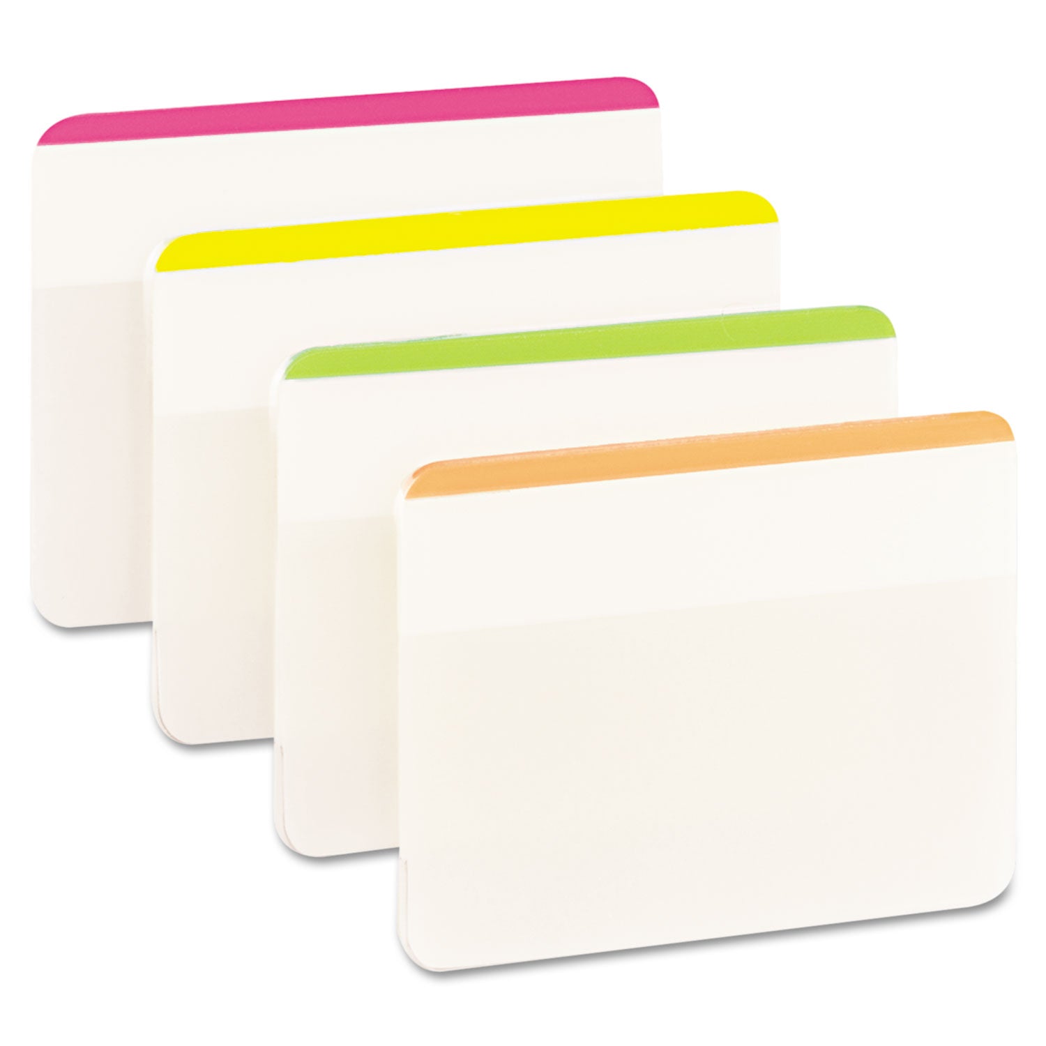 Post-it Lined Tabs, 1/5-Cut, Assorted Bright Colors, 2" Wide, 24/Pack (686F1BB)