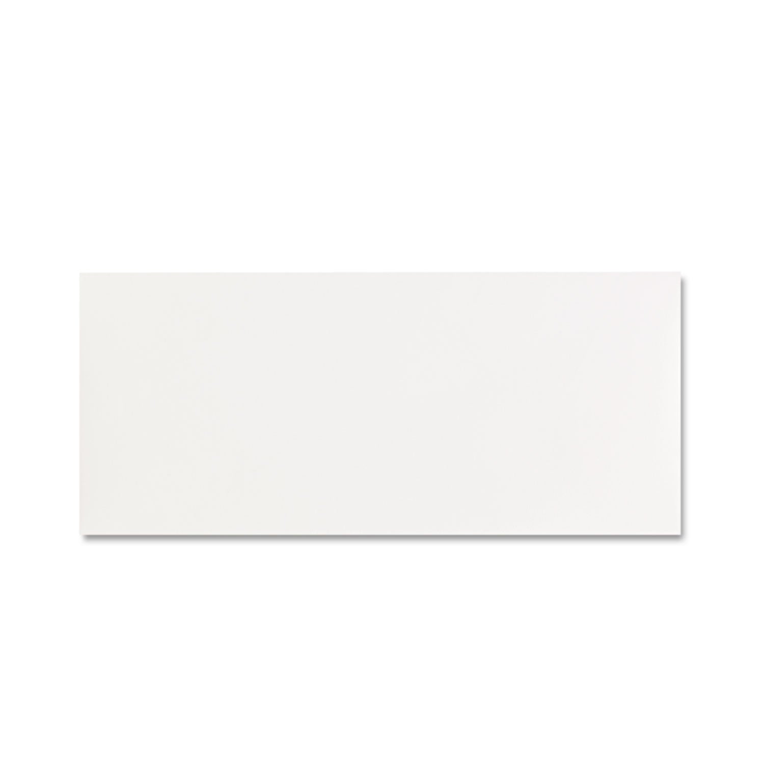 Office Impressions White Envelope, #10, Commercial Flap, Gummed Closure, 4.13 x 9.5, White, 500/Box (82292)