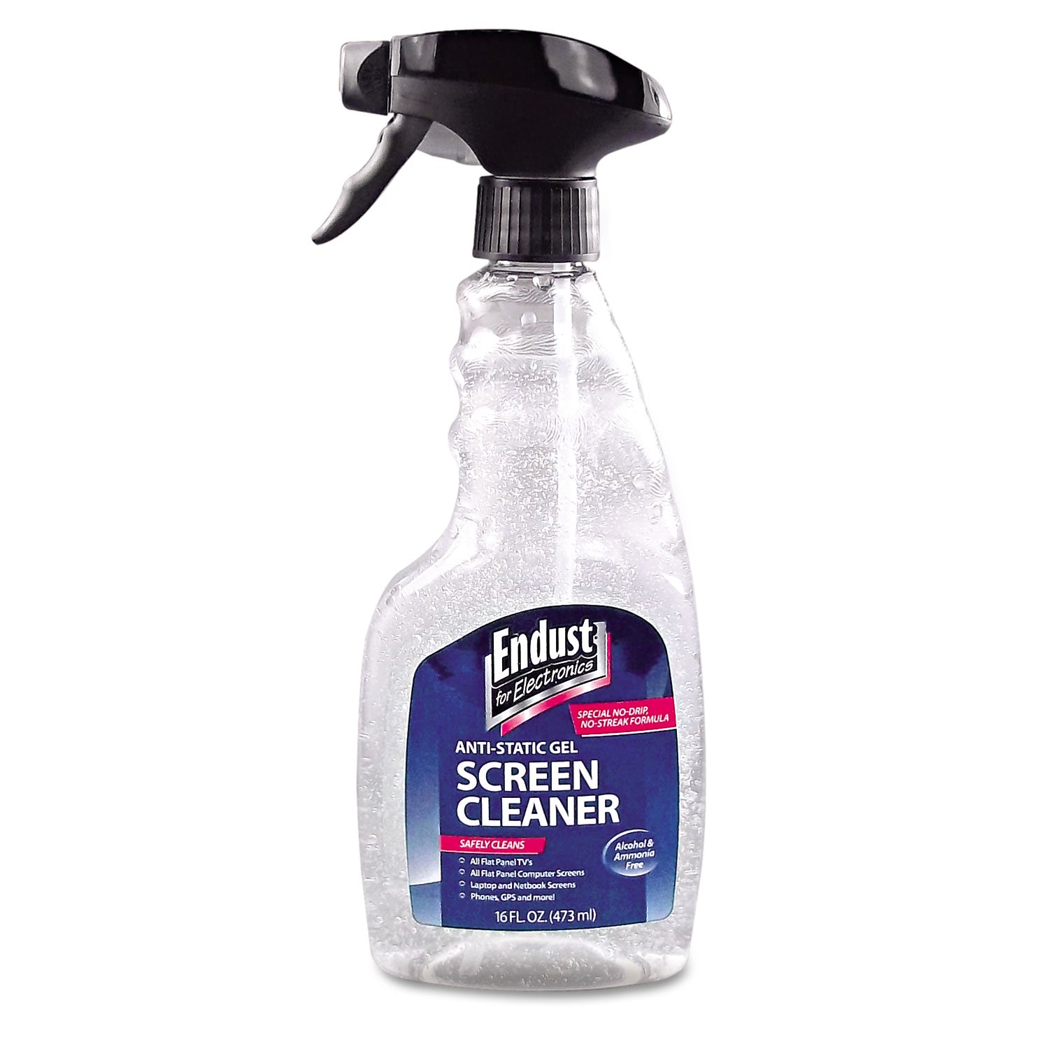 Endust Cleaning Gel Spray for LCD/Plasma, 16 oz, Pump Spray Bottle (11308)