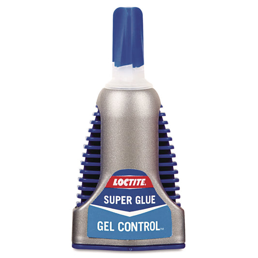 Loctite Control Gel Super Glue, 0.14 oz, Dries Clear (1364076)