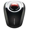 Kensington Orbit Wireless Mobile Trackball, 2.4 GHz Frequency/30 ft Wireless Range, Left/Right Hand Use, Black/Red (72352)