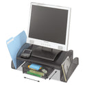 Safco Onyx Mesh Monitor Stand, 19.25" x 11.25" x 6.25", Black (2159BL)