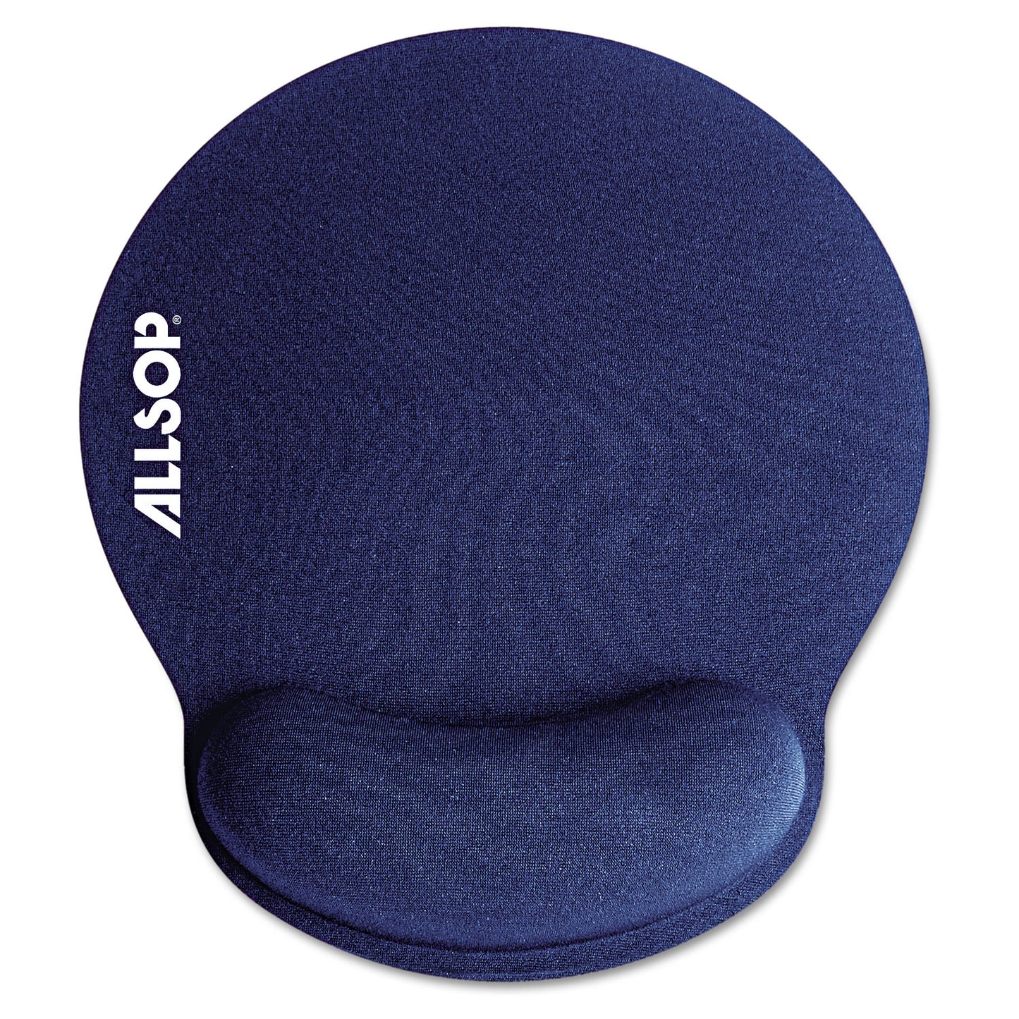 Allsop MousePad Pro Memory Foam Mouse Pad with Wrist Rest, 9 x 10, Blue (30206)