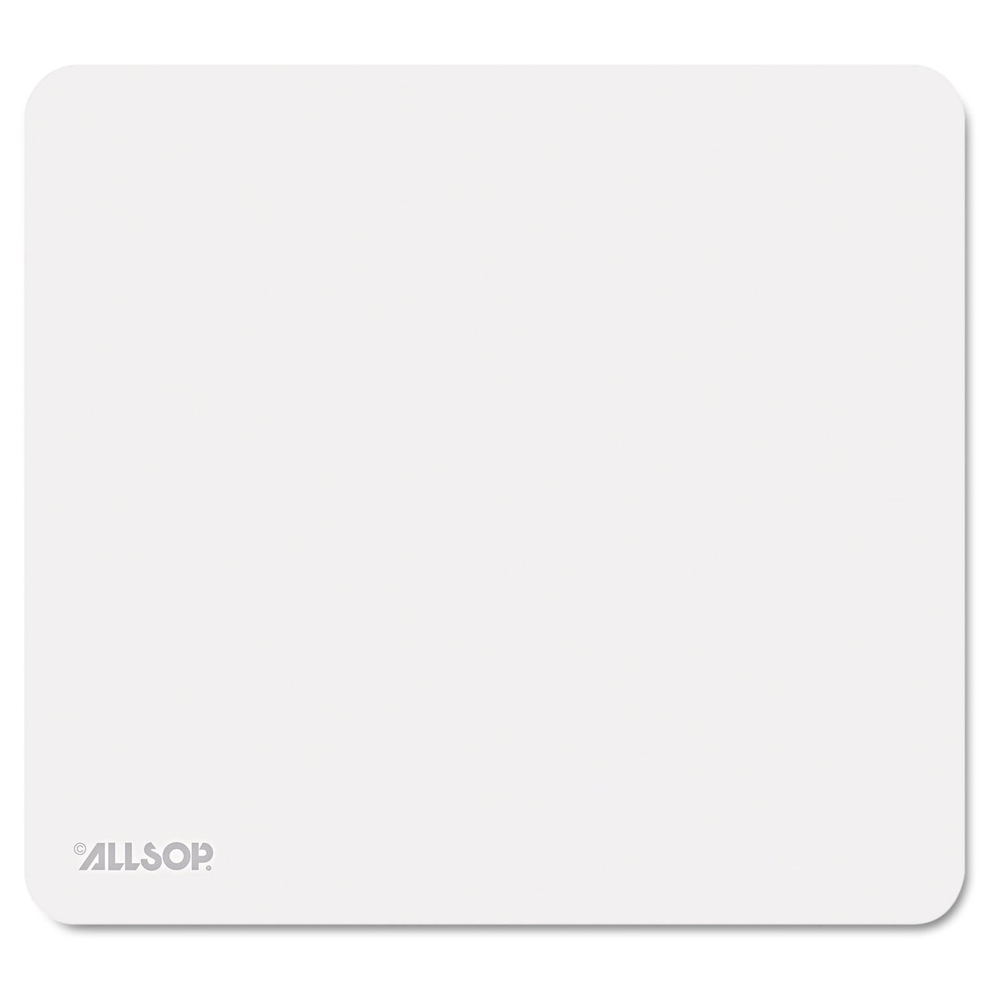 Allsop Accutrack Slimline Mouse Pad, 8.75 x 8, Silver (30202)