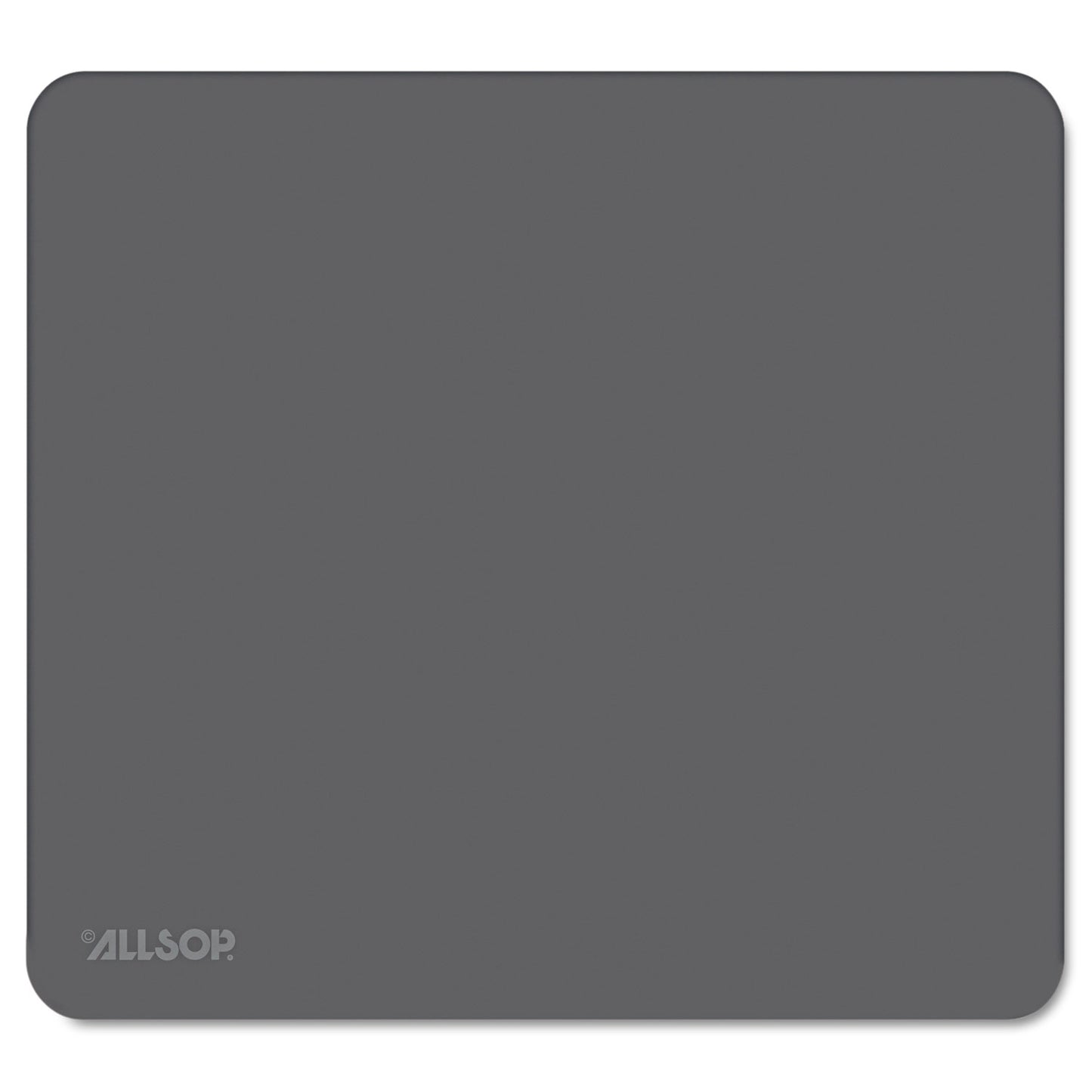 Allsop Accutrack Slimline Mouse Pad, 8.75 x 8, Graphite (30201)
