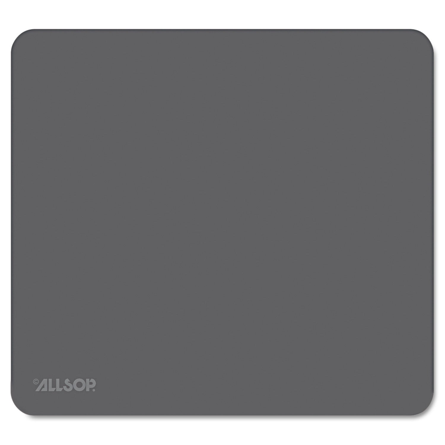 Allsop Accutrack Slimline Mouse Pad, 8.75 x 8, Graphite (30201)