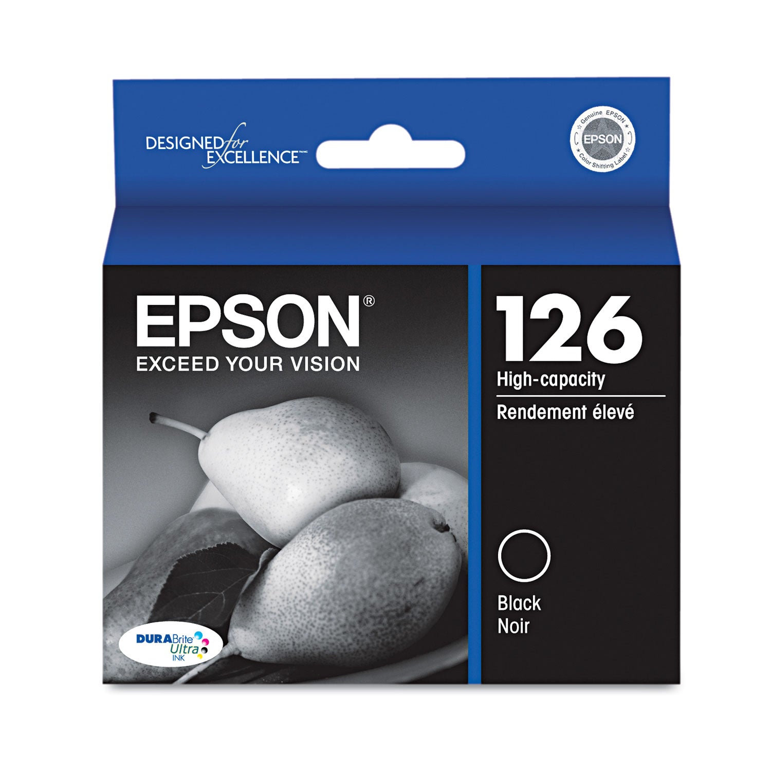 Epson T126120-S (126) DURABrite Ultra High-Yield Ink, Black