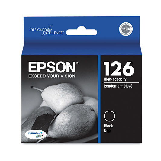 Epson T126120-S (126) DURABrite Ultra High-Yield Ink, Black