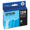 Epson T124220-S (124) DURABrite Ultra Ink, Cyan