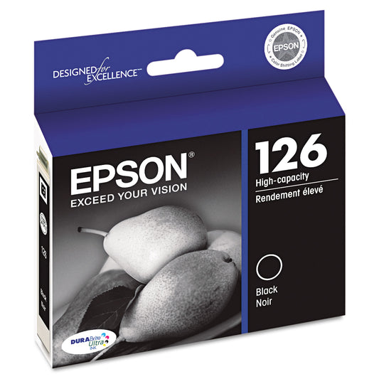 Epson T126120-S (126) DURABrite Ultra High-Yield Ink, Black