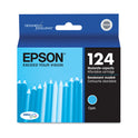 Epson T124220-S (124) DURABrite Ultra Ink, Cyan