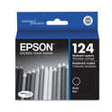 Epson T124120-S (124) DURABrite Ultra Ink, Black