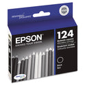 Epson T124120-S (124) DURABrite Ultra Ink, Black