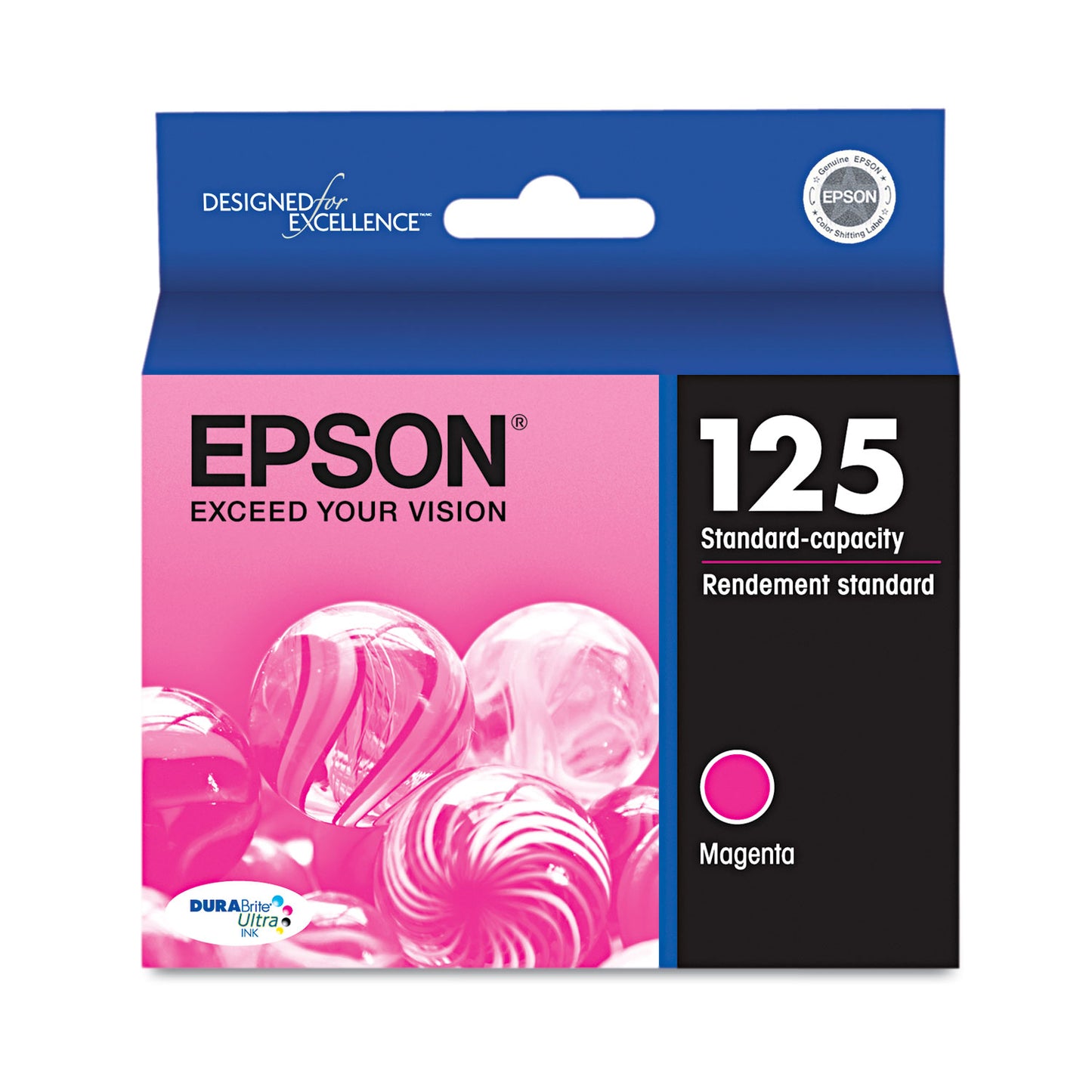 Epson T125320-S (125) DURABrite Ultra Ink, Magenta
