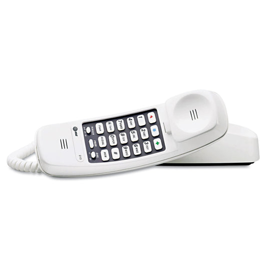 AT&T 210 Trimline Telephone, White (210W)