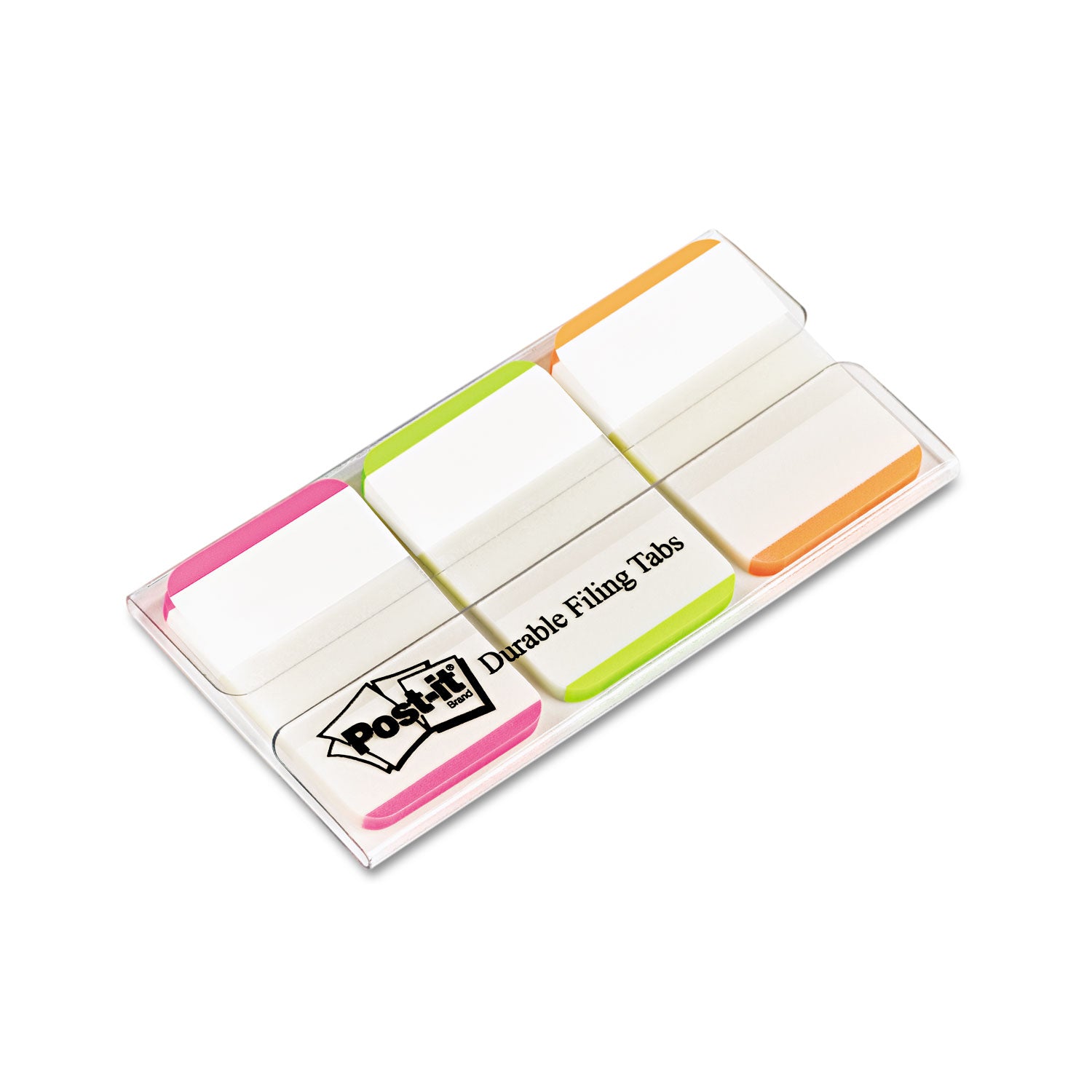 Post-it 1" Lined Tabs, 1/5-Cut, Assorted Bright Colors, 1" Wide, 66/Pack (686LPGO)