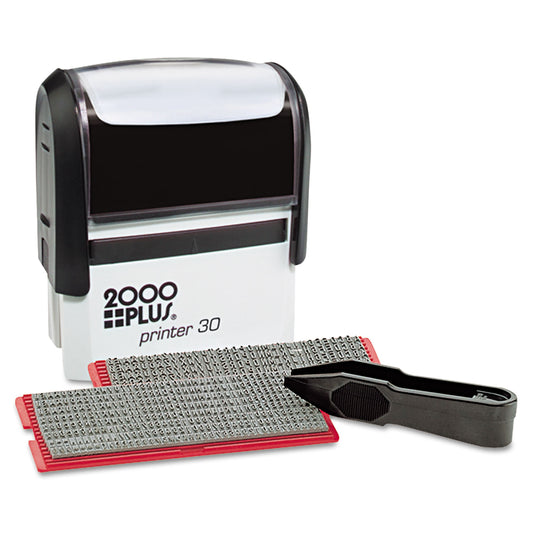 2000 PLUS Create-A-Stamp One-Color Address Kit, Custom Message, Black (030600)