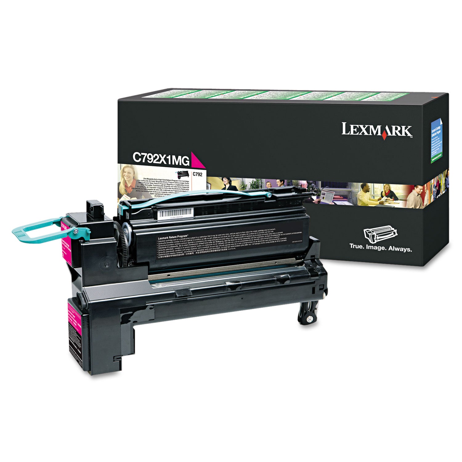 Lexmark C792X1MG Return Program Extra High-Yield Toner, 20,000 Page-Yield, Magenta