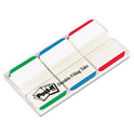 Post-it 1" Lined Tabs, 1/5-Cut, Lined, Assorted Colors, 1" Wide, 66/Pack (686LGBR)