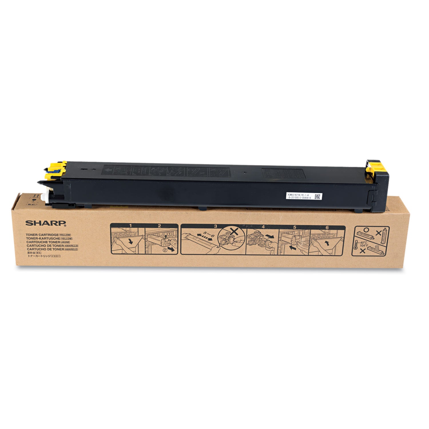 Sharp MX31NTYA Toner, 15,000 Page-Yield, Yellow