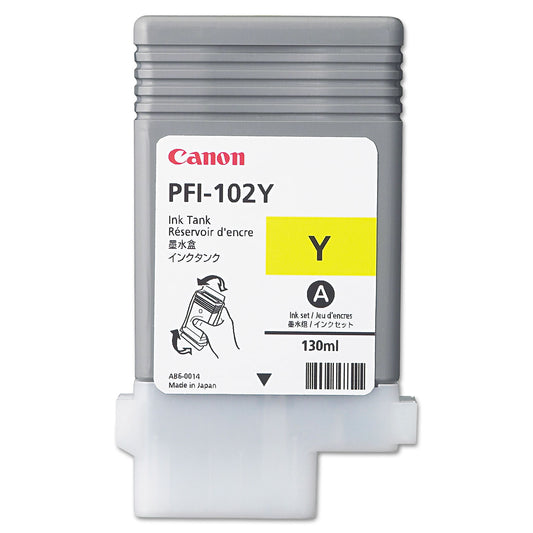 Canon 0898B001AA (PFI-102) Ink, Yellow