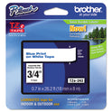 Brother TZe Standard Adhesive Laminated Labeling Tape, 0.7 - 4 Pack