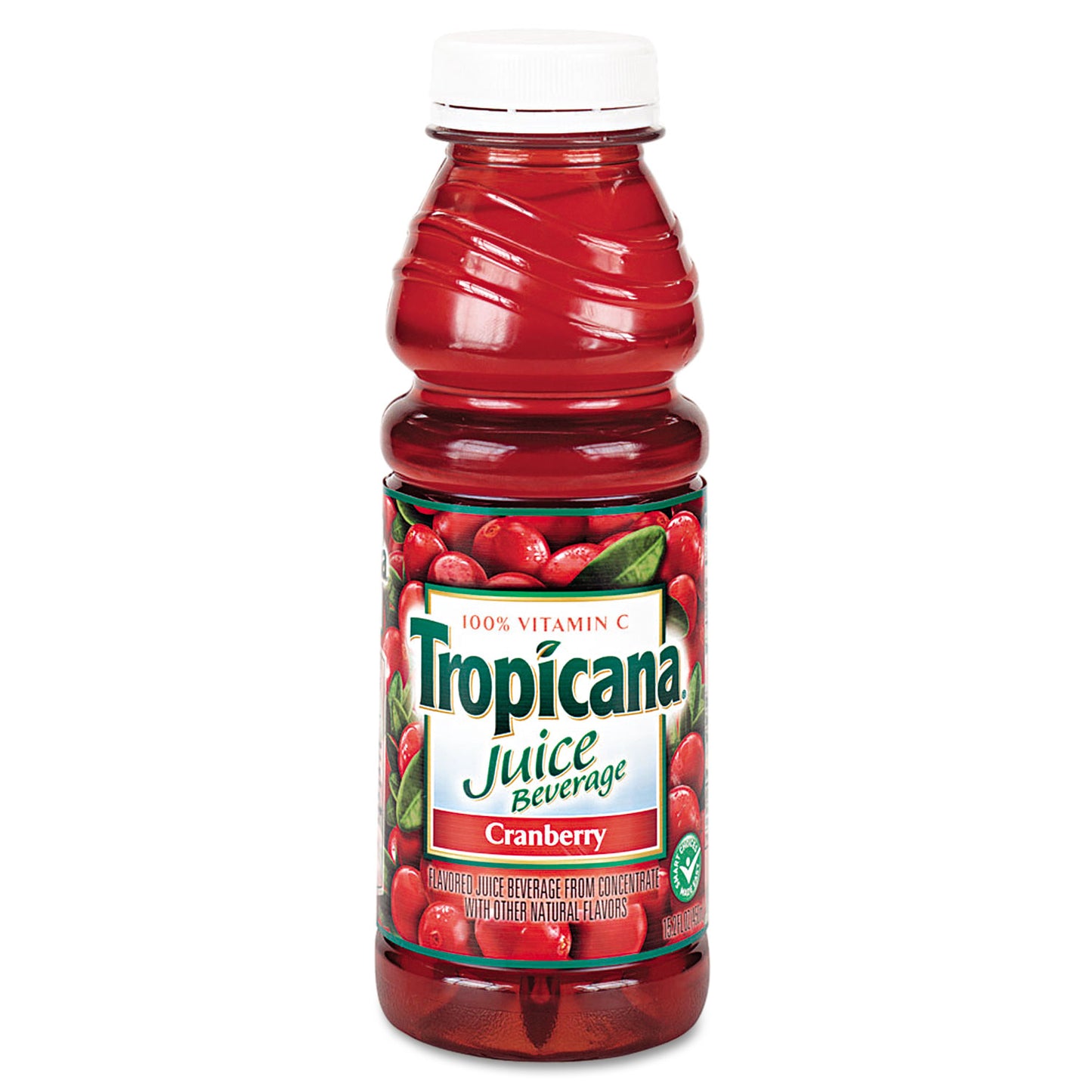 Tropicana Juice Beverage, Cranberry, 15.2oz Bottle, 12/Carton (00864)