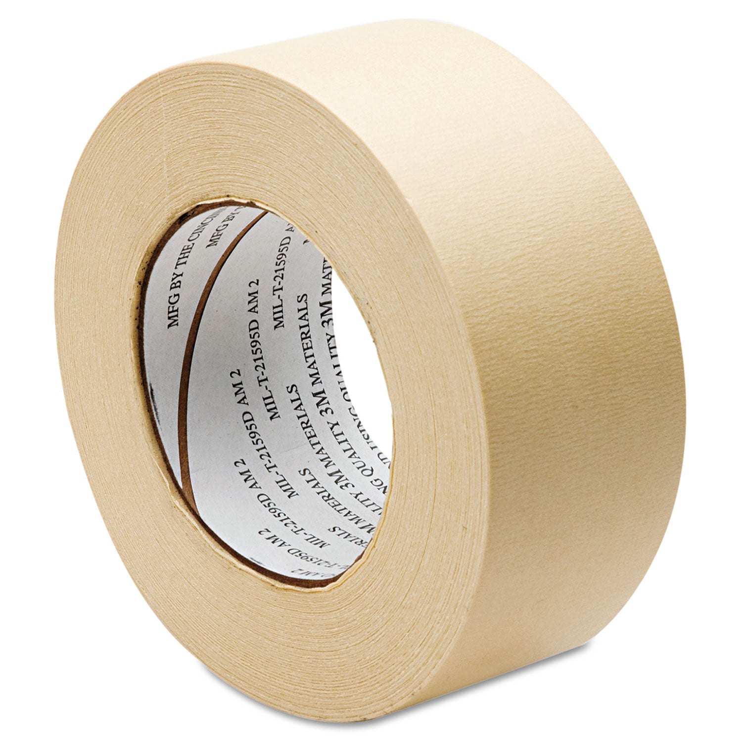 AbilityOne 7510006802395, SKILCRAFT Masking Tape, 3" Core, 2" x 60 yds, Beige