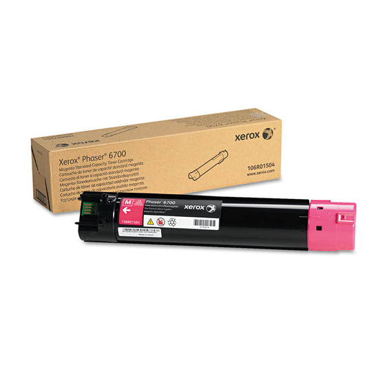 Xerox 106R01504 Toner, 5,000 Page-Yield, Magenta