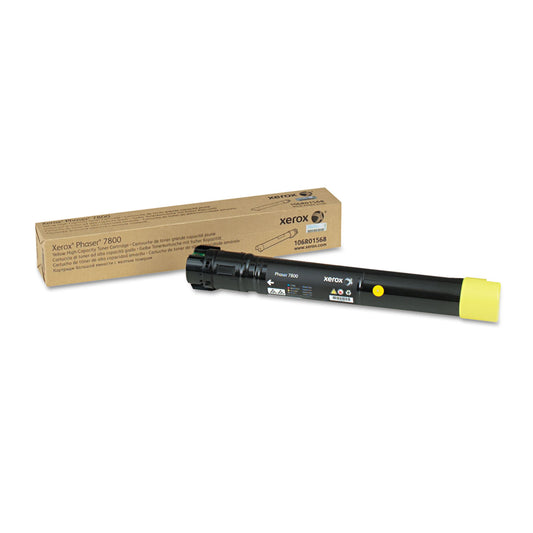 Xerox 106R01568 High-Yield Toner, 17,200 Page-Yield, Yellow