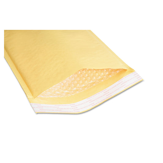 AbilityOne 8105001179869 SKILCRAFT Sealed Air Jiffylite Mailer, #2, Bubble Cushion, Self-Adhesive Closure, 8.5 x 12, Gold Kraft, 100/Box