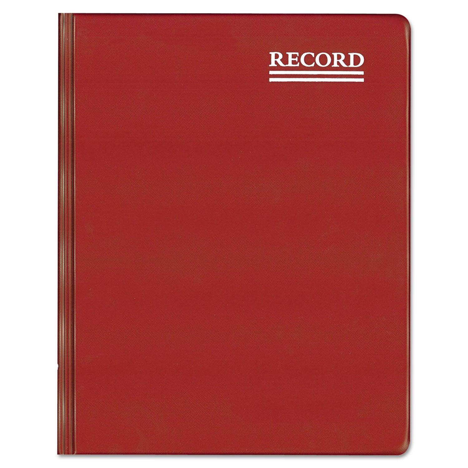 Rediform National Brand Red Vinyl Series Journal, 1-Subject, Medium/College Rule, Red Cover, (300) 10 x 7.75 Sheets (57231)