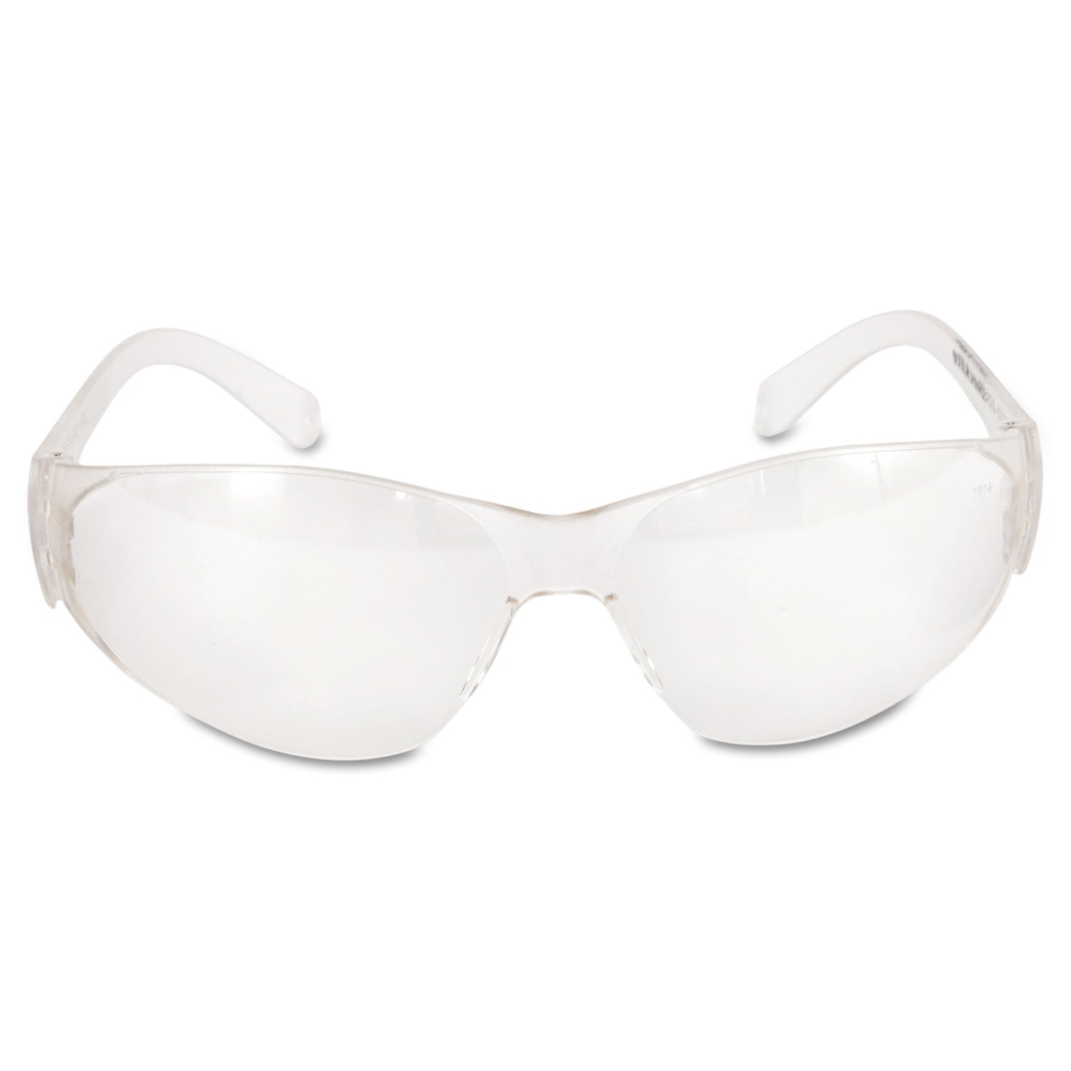 MCR Safety Checklite Safety Glasses, Clear Frame, Clear Lens (CL010)