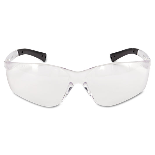 MCR Safety BearKat Safety Glasses, Frost Frame, Clear Lens, 12/Box (BK110AFBX)