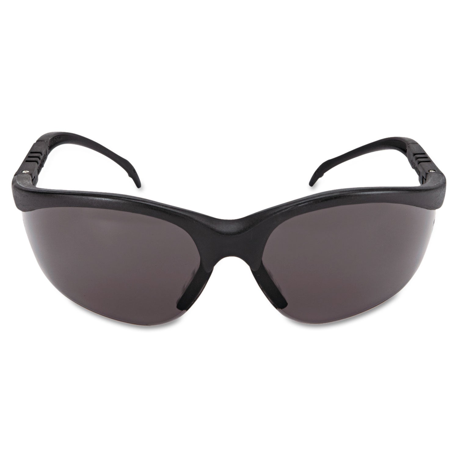 MCR Safety Klondike Safety Glasses, Matte Black Frame, Gray Lens, 12/Box (KD112BX)