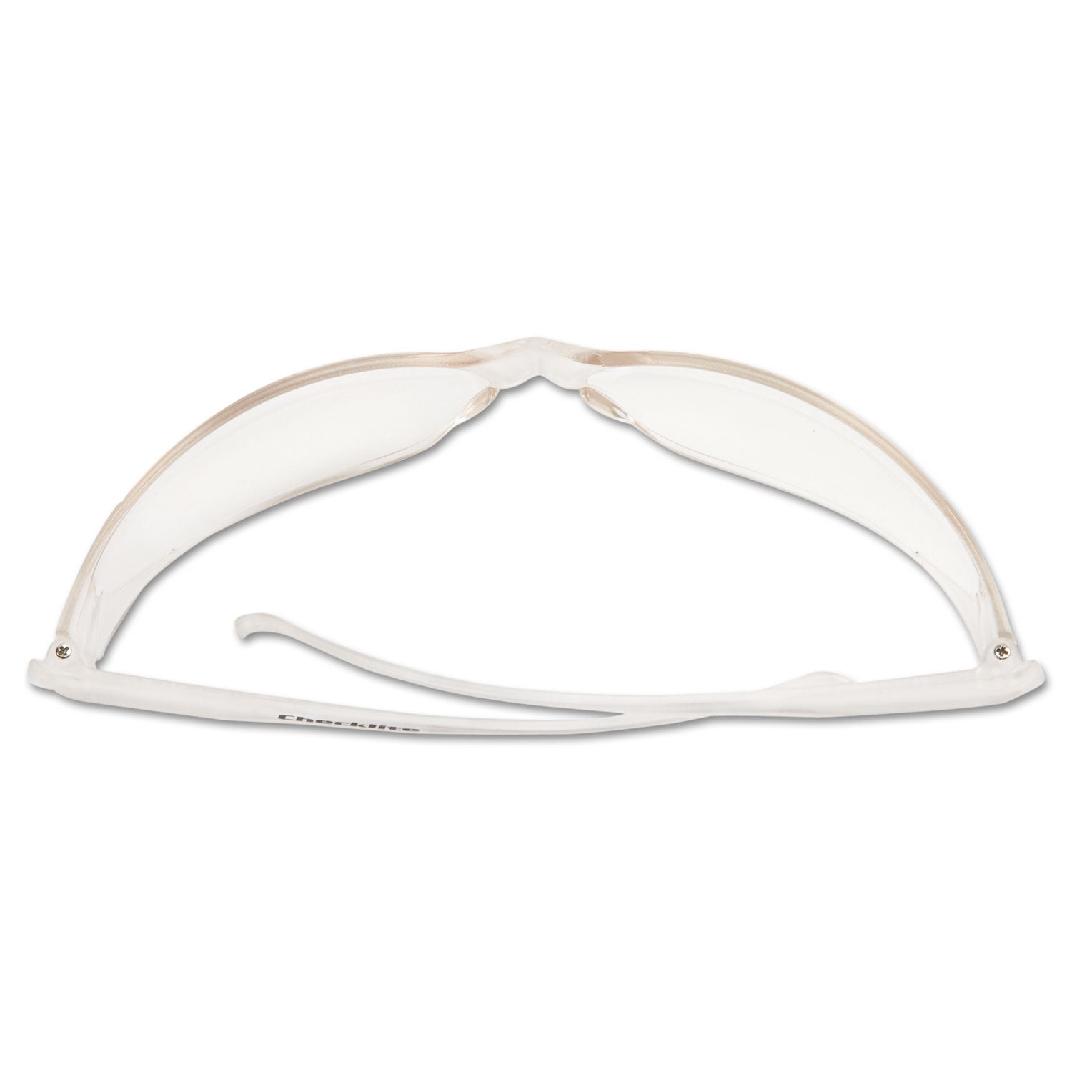 MCR Safety Checklite Safety Glasses, Clear Frame, Clear Lens (CL010BX)