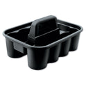 Rubbermaid Commercial Commercial Deluxe Carry Caddy, Eight Compartments, 15 x 7.4, Black (315488BLA)