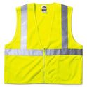 ergodyne GloWear 8210Z Class 2 Economy Vest, Polyester Mesh, Large to X-Large, Lime (21055)