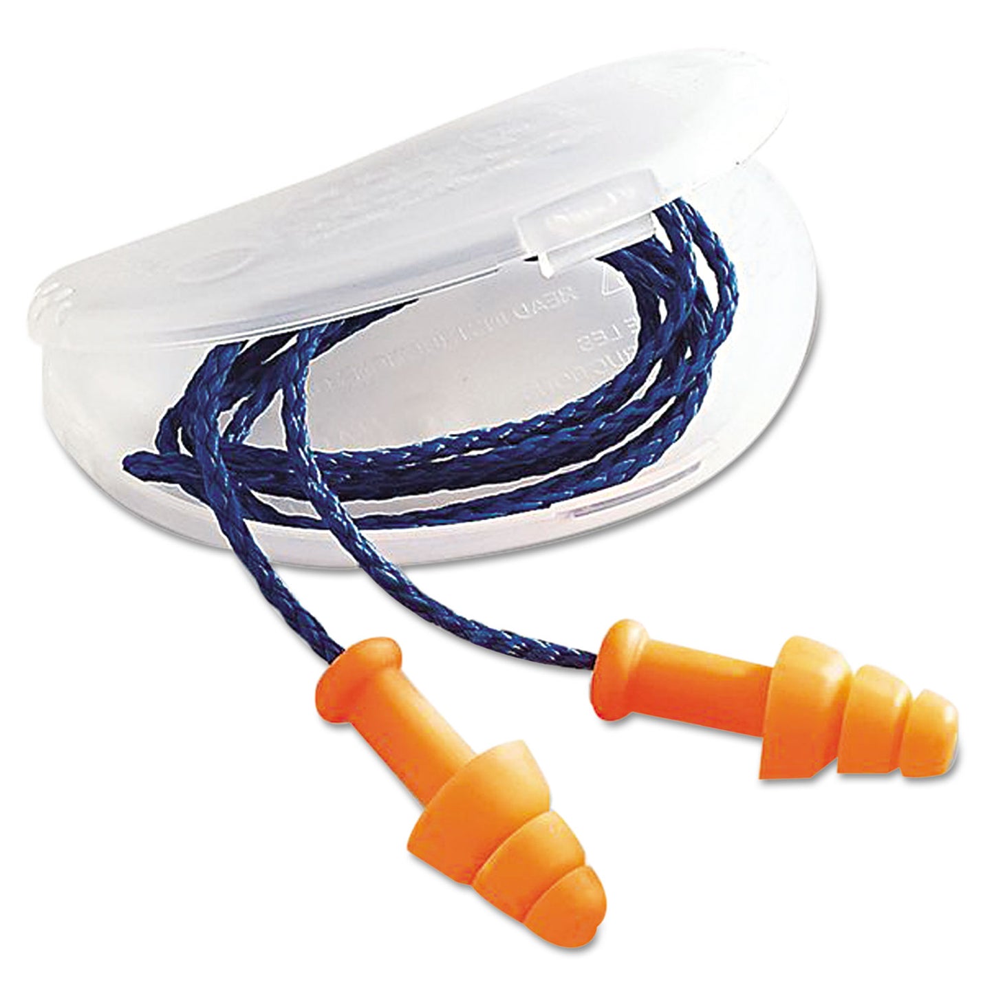 Howard Leight SmartFit Multiple-Use Earplugs, Corded, 25NRR, Orange, 100 Pairs (SMF30)