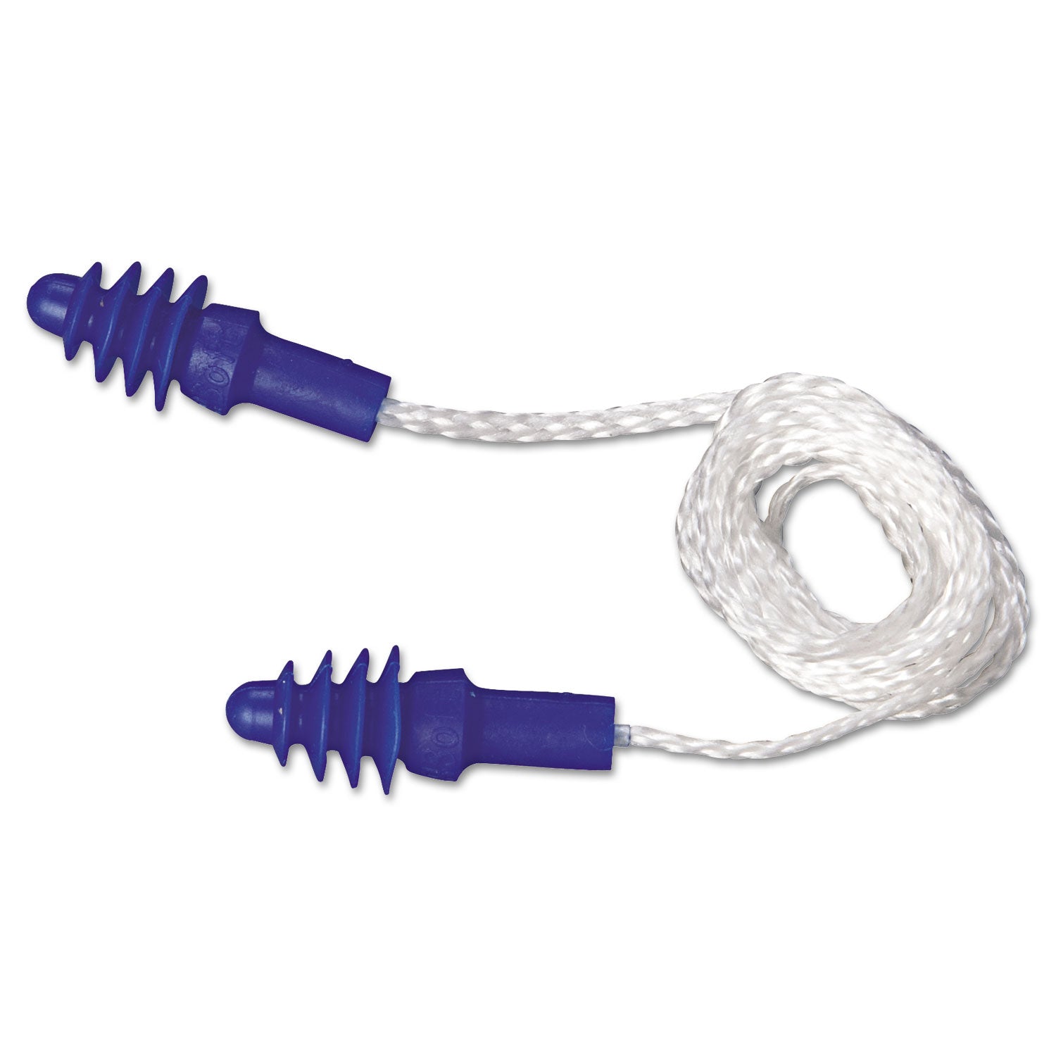 Howard Leight DPAS-30W AirSoft Multiple-Use Earplugs, 27NRR, White Nylon Cord, BE, 100 Pairs