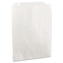 Bagcraft Grease-Resistant Single-Serve Bags, 6" x 0.75" x 7.25", White, 2,000/Carton (450019)