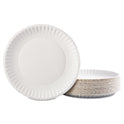 AJM Paper Plates, 9" dia, White, 100/Pack (PP9GRAWHPK)