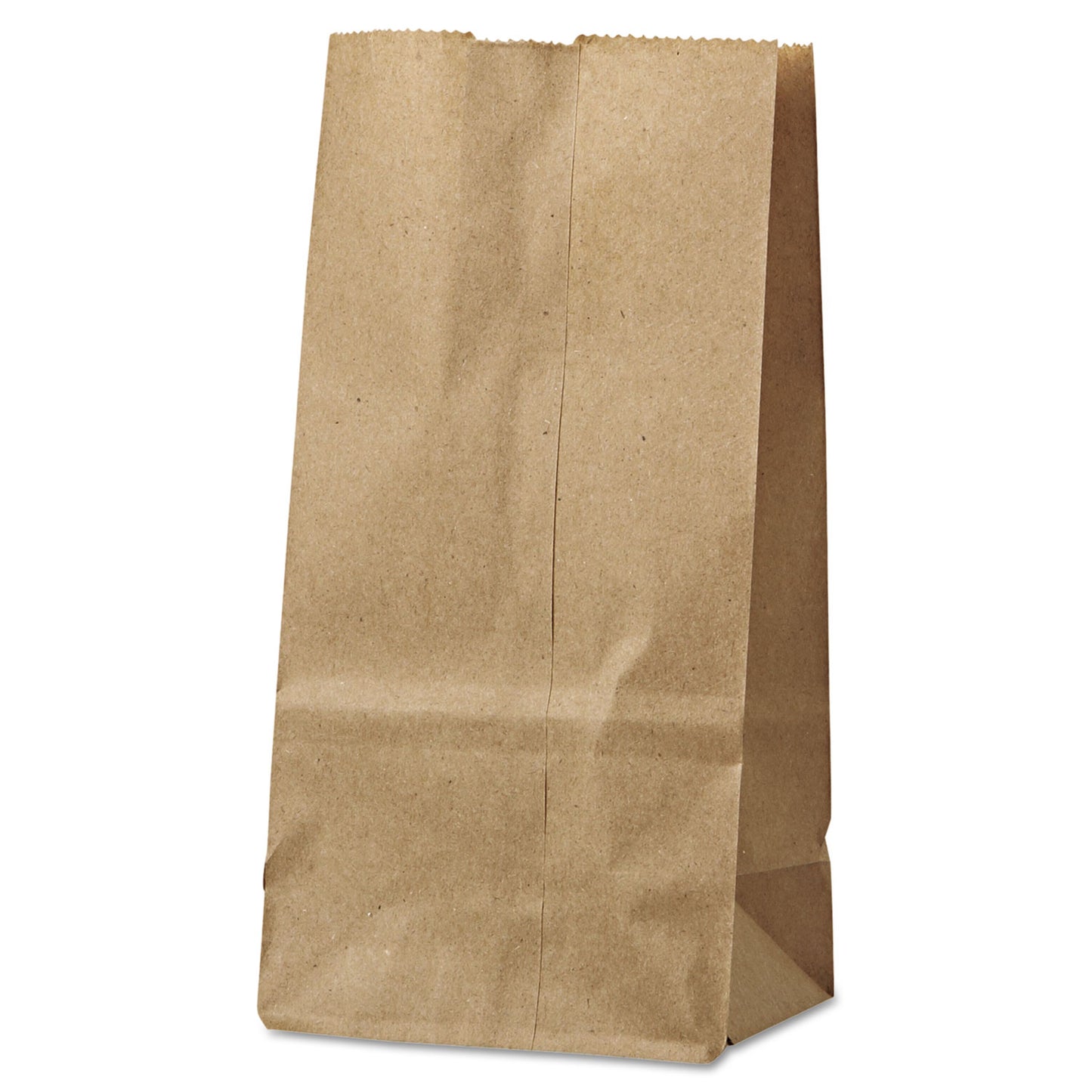 General Grocery Paper Bags, #2 Size, 4.31" x 2.44" x 7.88", Natural, 500/Bundle (GK2500)