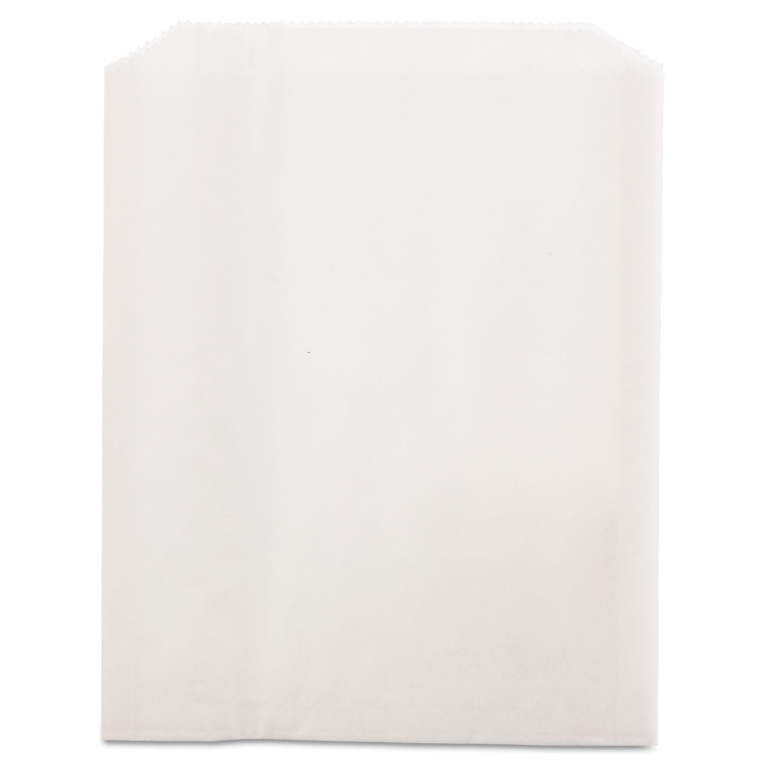 Bagcraft Grease-Resistant Single-Serve Bags, 6" x 0.75" x 7.25", White, 2,000/Carton (450019)