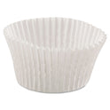 Hoffmaster Fluted Bake Cups, 4.5 Diameter x 1.25 h, White, Paper, 500/Pack, 20 Packs/Carton (610032)