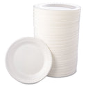 Dart Quiet Classic Laminated Foam Dinnerware, Plate, 9" dia, White, 125/Pack, 4 Packs/Carton (9PWQR)