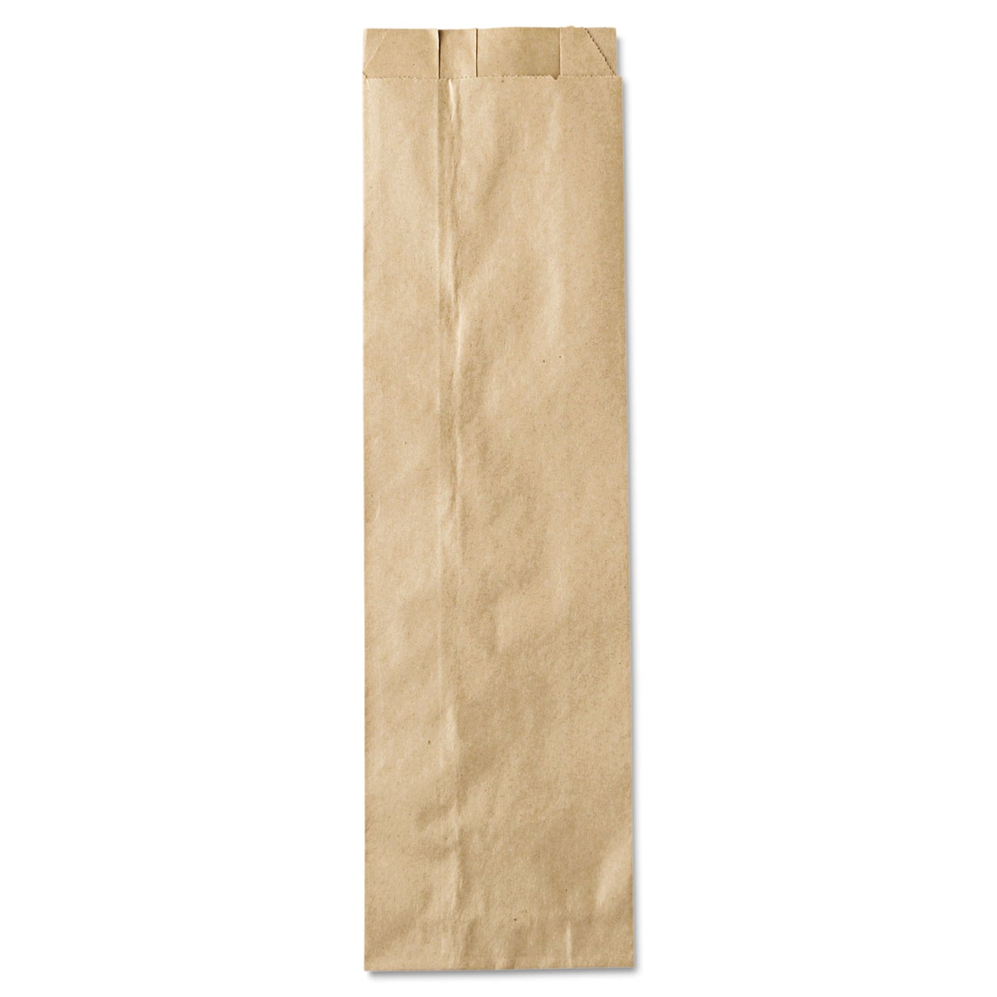 General Liquor-Takeout Quart-Sized Paper Bags, 4.25" x 2.5" x 16", Natural, 500/Bundle (LQQUART500)