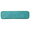 Rubbermaid Commercial Microfiber Dust Pad, 18.5 x 5.5, Green (Q412GRE)