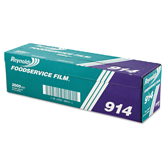 Reynolds PVC Film Roll with Cutter Box, 18" x 2,000 ft, Clear (914)